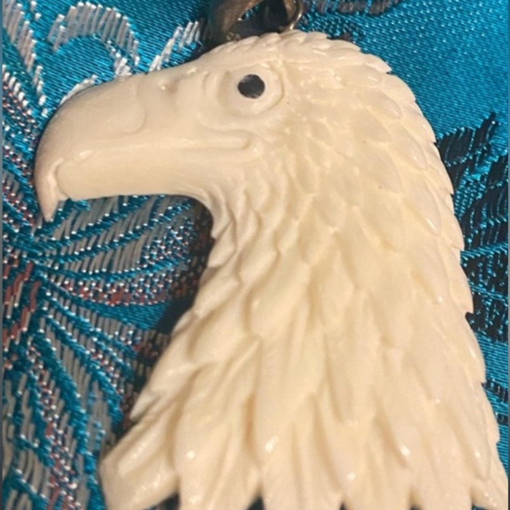 Carved Bone Pendant